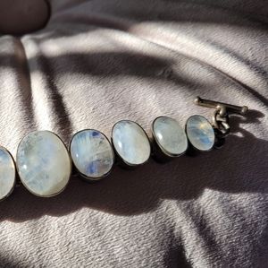 Moonstone silver bracelet